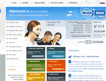 Tablet Screenshot of mikrotech.cz